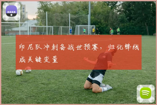 印尼队冲刺备战世预赛，归化锋线成关键变量